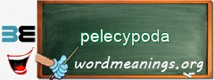WordMeaning blackboard for pelecypoda